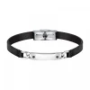 Morellato Bijoux Bracelet Homme Morellato - SQH44 MOODY Cuir Noir | Homme Bracelet