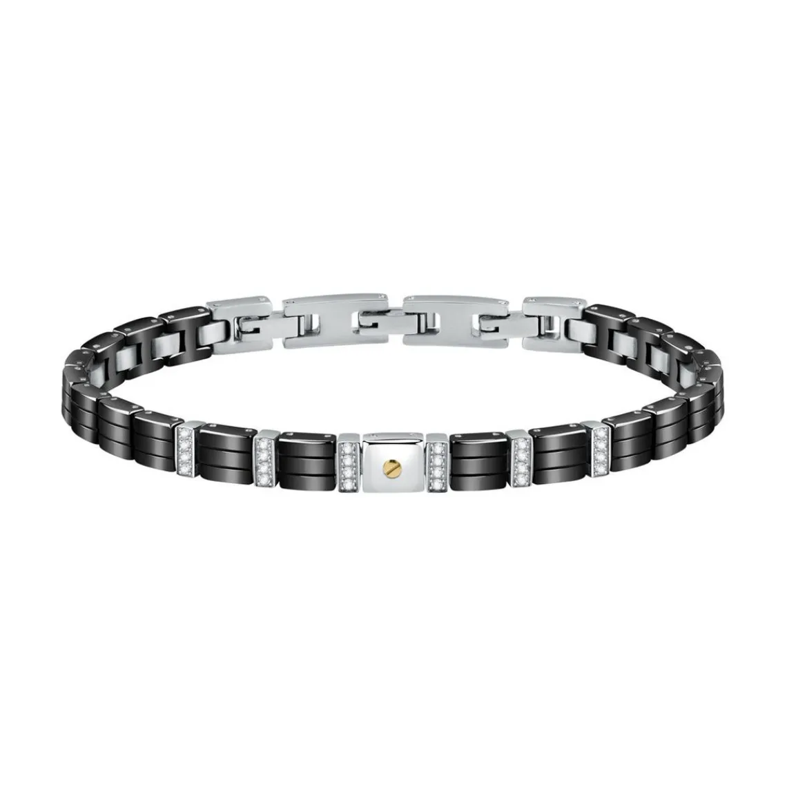 Morellato Bijoux Bracelet Homme SATM15 - Acier Noir | Homme Bracelet