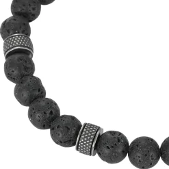 Redskins Bracelet Homme Bijoux - 285801 Pierre Noir | Homme Bracelet