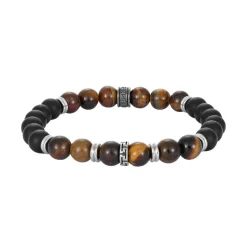 Redskins Bracelet Homme Bijoux - 285810 Pierre Marron | Homme Bracelet