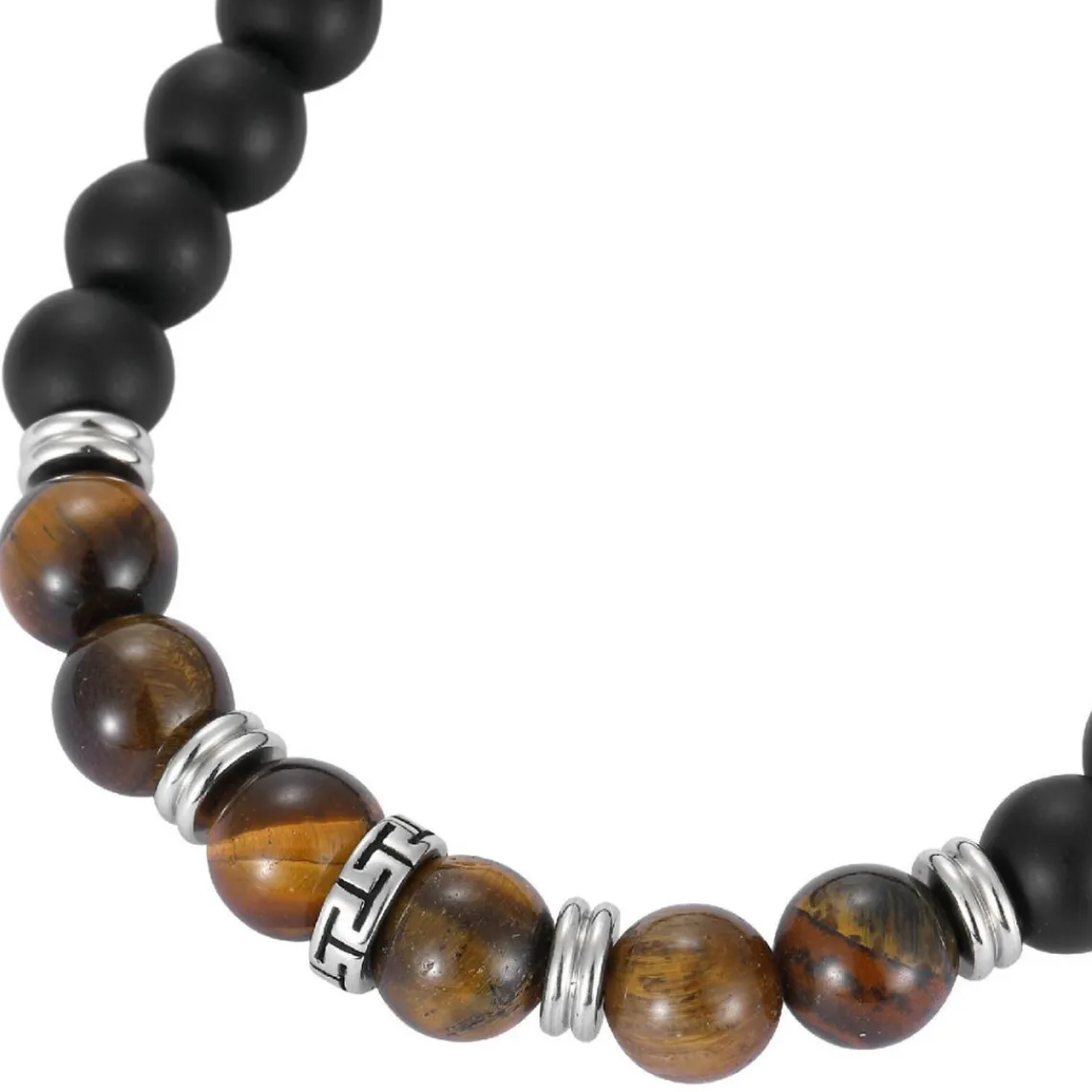 Redskins Bracelet Homme Bijoux - 285810 Pierre Marron | Homme Bracelet