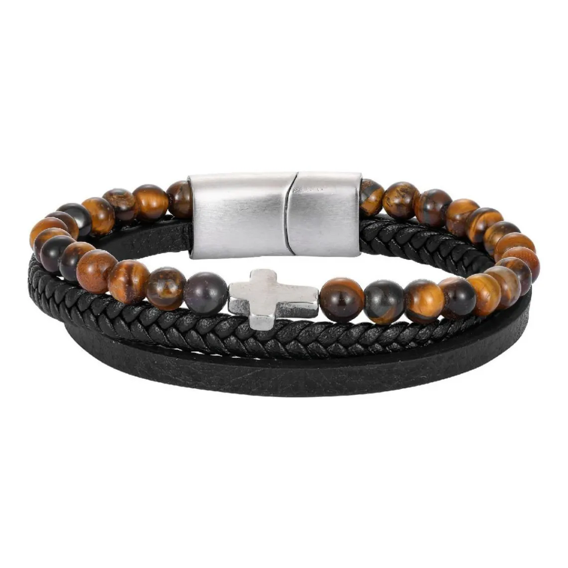 Redskins Bracelet Homme Bijoux - 285825 Cuir Marron | Homme Bracelet