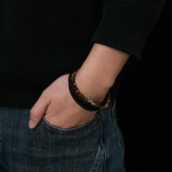 Redskins Bracelet Homme Bijoux - 285825 Cuir Marron | Homme Bracelet