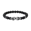 Redskins Bracelet Homme Bijoux - 285761 Acier Noir | Homme Bracelet