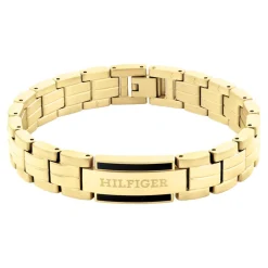 Tommy Hilfiger Bijoux Bracelet Homme Tommy Hilfiger Parker - 2790601 Acier Doré | Homme Bracelet