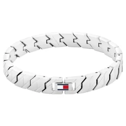 Tommy Hilfiger Bijoux Bracelet Homme Tommy Hilfiger Lars - 2790619 Acier Argent | Homme Bracelet