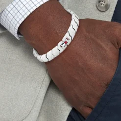 Tommy Hilfiger Bijoux Bracelet Homme Tommy Hilfiger Lars - 2790619 Acier Argent | Homme Bracelet