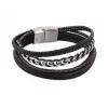 Redskins Bracelet Bijoux 285512 - Homme avec Chaîne Gourmette en Acier | Homme Bracelet