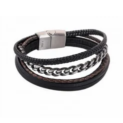 Redskins Bracelet Bijoux 285512 - Homme avec Chaîne Gourmette en Acier | Homme Bracelet