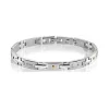 Sector Bijoux Bracelet Sector SLI57 - Bracelet Gourmette bicolore Homme | Homme Bracelet