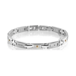 Sector Bijoux Bracelet Sector SLI57 - Bracelet Gourmette bicolore Homme | Homme Bracelet