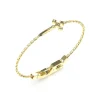 Guess Bijoux Bracelet South Alameda Acier Doré Motif Dague | Homme Bracelet