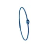 Torrence Bijoux Bracelet acier bleu motif oeil avec diamant noir 1 mm | Femme Bracelet