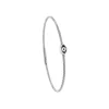 Torrence Bijoux Bracelet acier motif oeil avec diamant noir 1 mm | Femme Bracelet