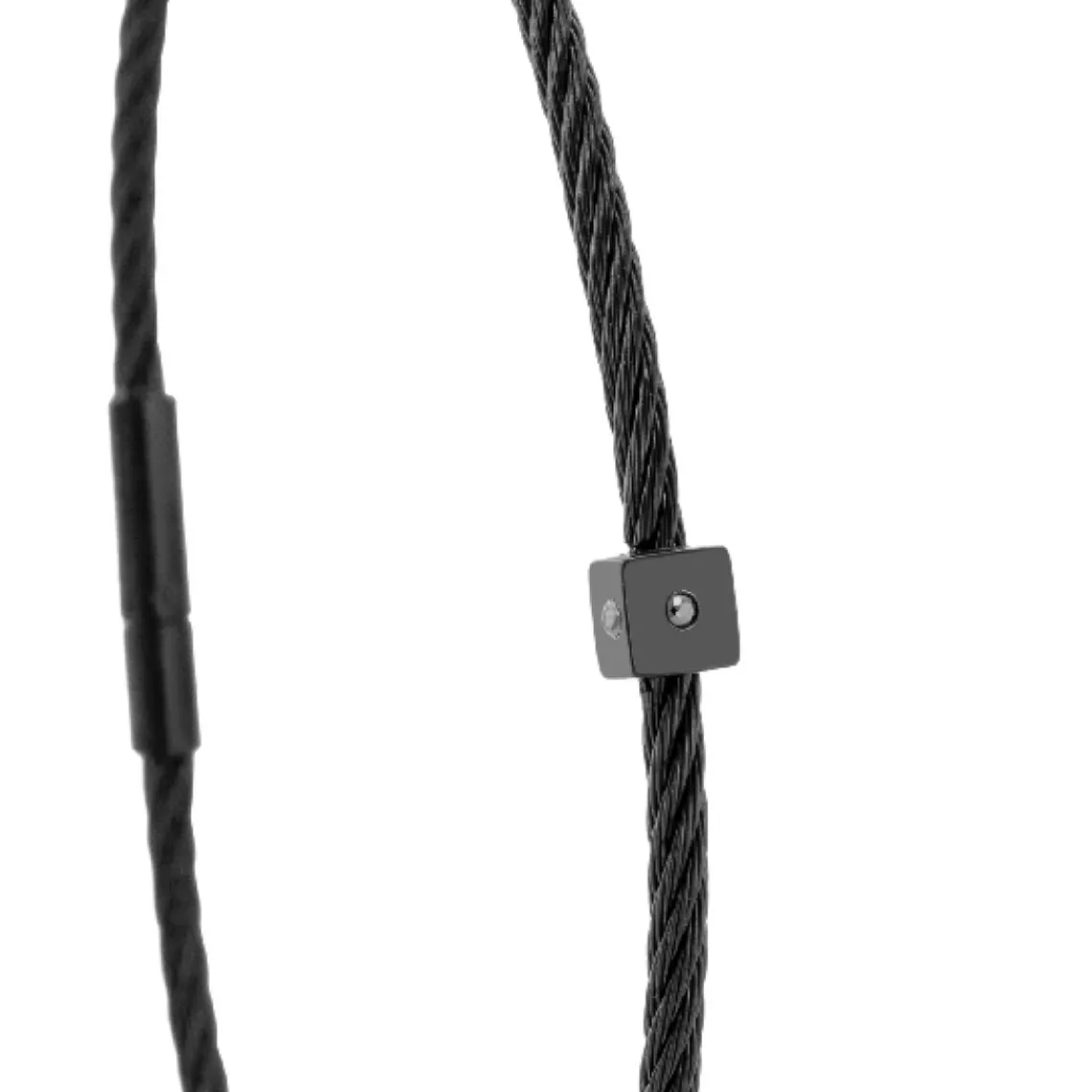 Torrence Bijoux Bracelet acier noir motif oeil avec diamant noir 1 mm | Femme Bracelet