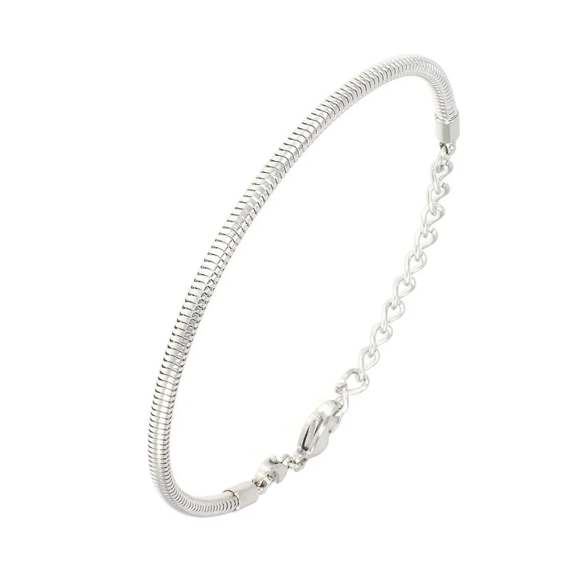 So Charm Bijoux Bracelet acier pour charms perles par SC Crystal SB050 | Femme Charms