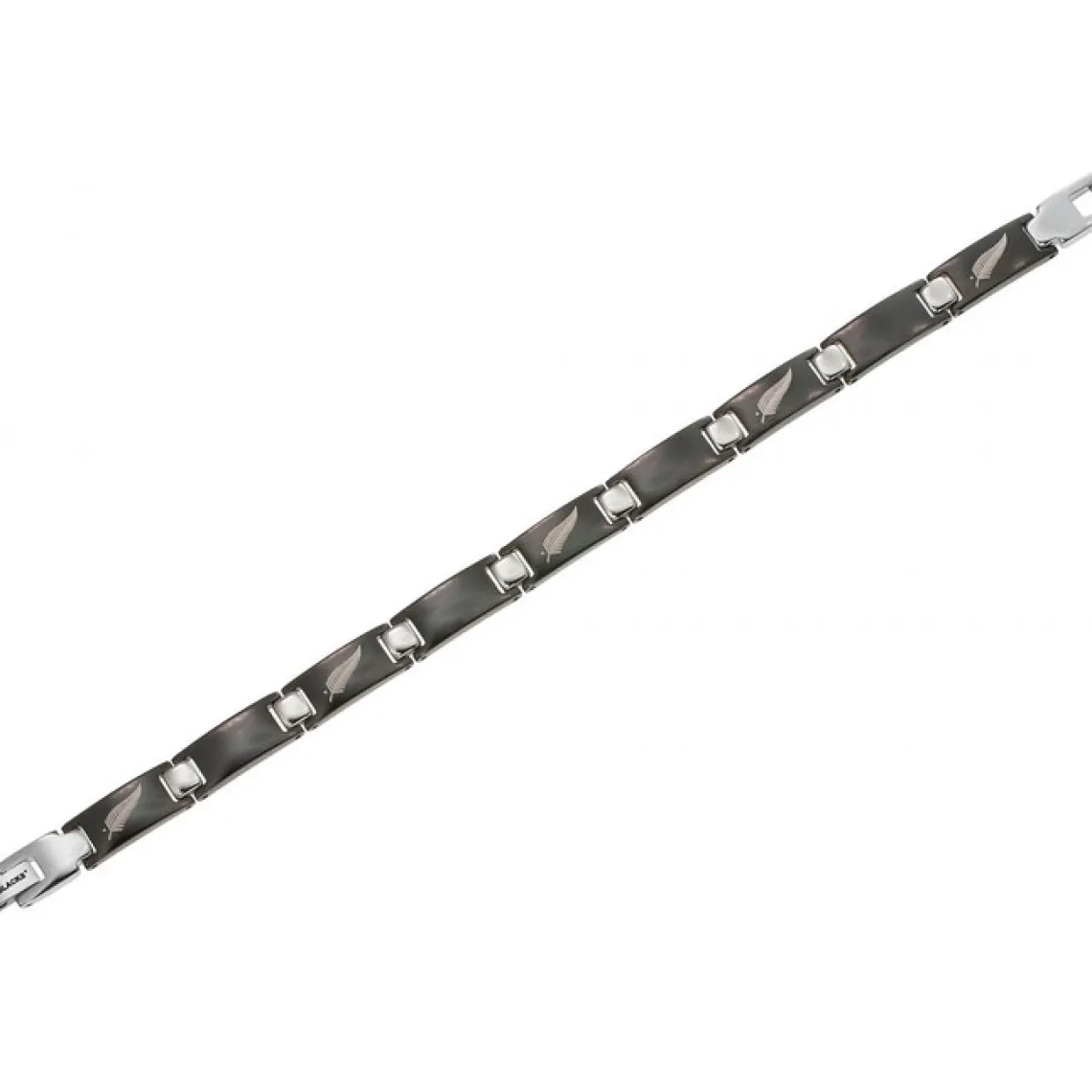 All Blacks Bijoux Bracelet All Blacks 682020 - Bracelet Gourmette Noir Homme | Homme Bracelet
