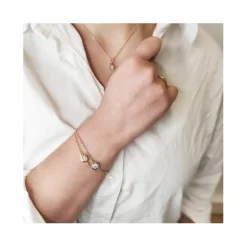 Myc-Paris Bracelet Birth Stone - Multicolore et Cristal DB0005_S_04+DB0005_G_04 | Femme Bracelet