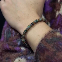 Sloya Bracelet Blima en pierres Agate Indienne | Femme Bracelet