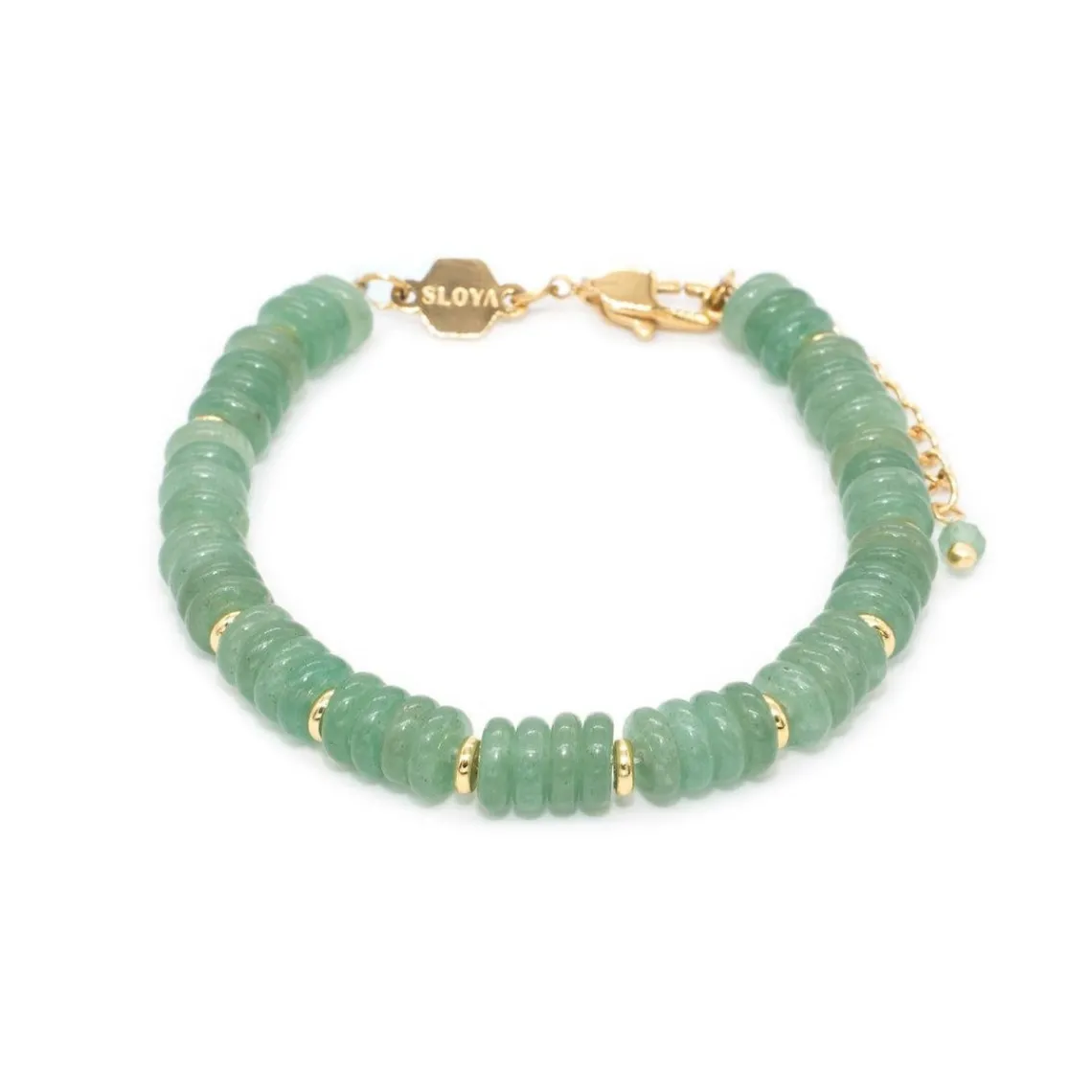 Sloya Bracelet Blima en pierres Aventurine | Femme Bracelet
