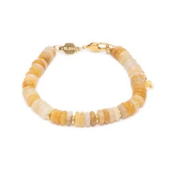 Sloya Bracelet Blima en pierres Jade jaune | Femme Bracelet