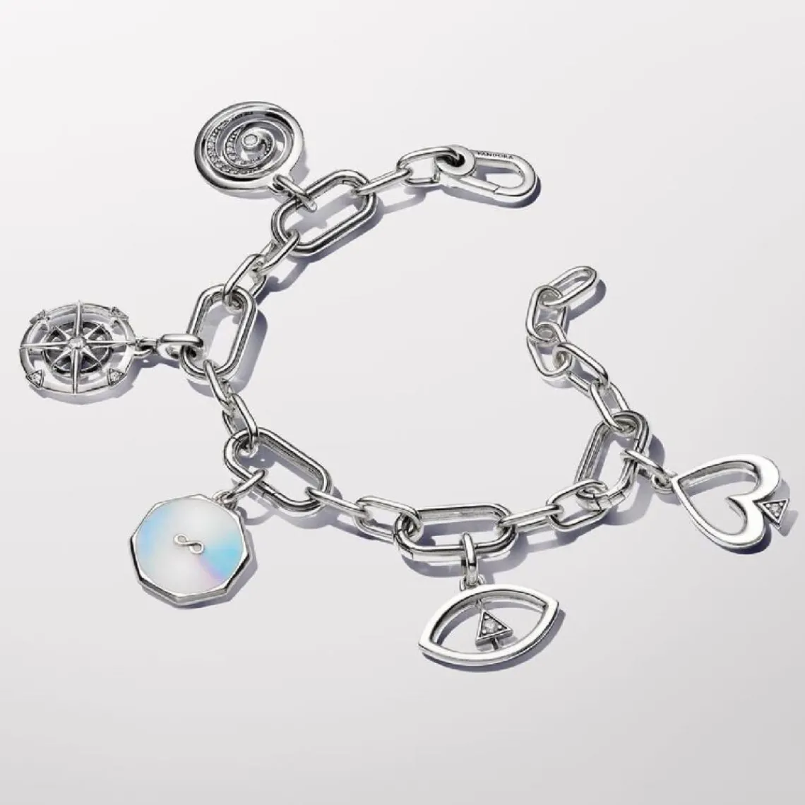 Pandora Bracelet Chaîne à Cinq Links Ouvrables ME | Femme Bracelet