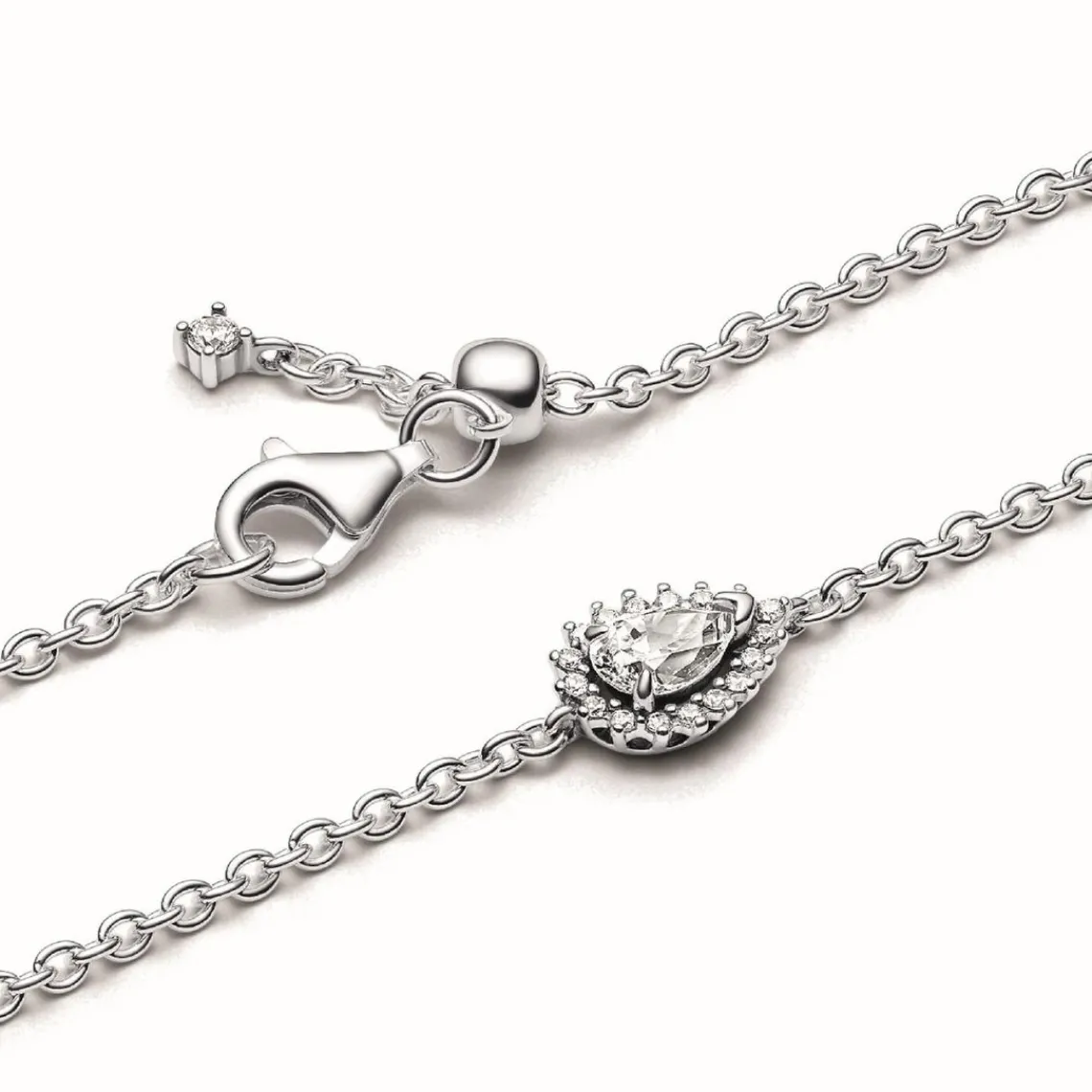 Pandora Bracelet Chaîne Halo Poire Scintillant | Femme Bracelet