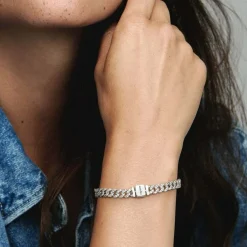 Pandora Bracelet Chaîne Pavé Timeless | Femme Bracelet