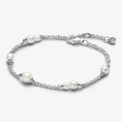Pandora Bracelet Chaîne Perles de Culture | Femme Bracelet