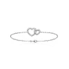 Maison de la Bijouterie Bracelet Coeur femme argent rhodié blanc micro serti - VWZ6V6ZV | Femme Bracelet