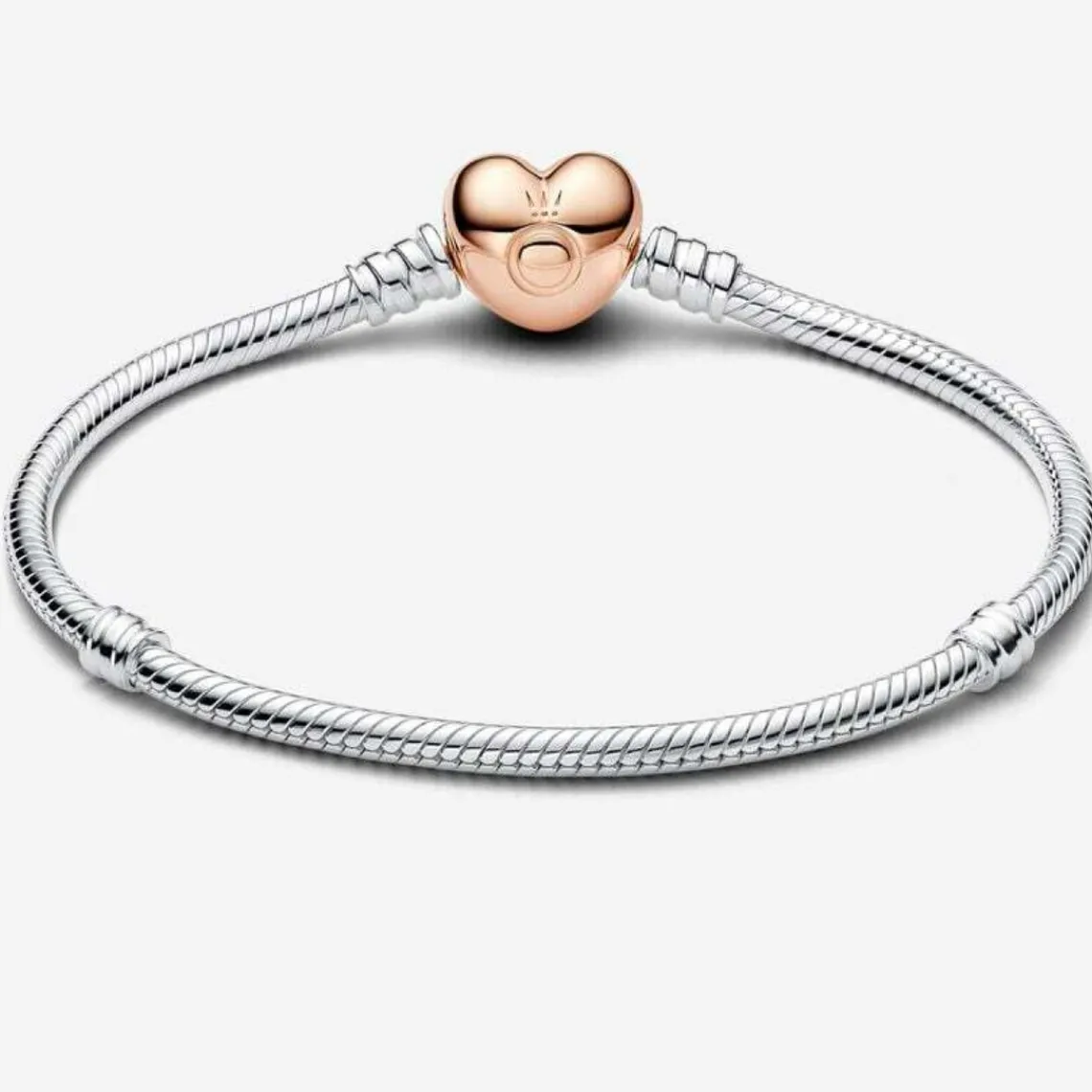 Pandora Bracelet Cœur & Maille Serpent Moments | Femme Bracelet