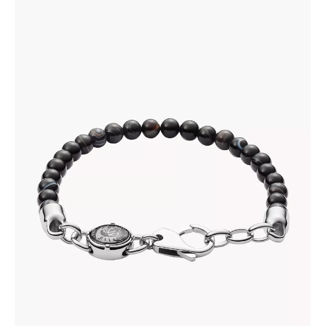 Diesel Bijoux Bracelet Diesel DX0848040 - Bracelet Tresse Cuir Noir Homme | Homme Bracelet