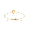 Maison de la Bijouterie Bracelet fantaisie double rond femme plaqué or UYZZ64ZV | Femme Bracelet