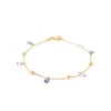Maison de la Bijouterie Bracelet fantaisie femme cristal violet plaqué or UW404ZZV | Femme Bracelet