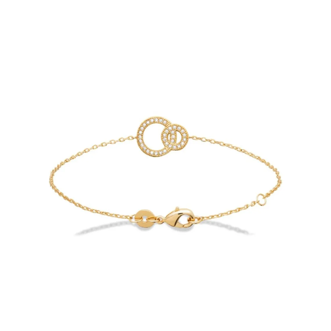 Maison de la Bijouterie Bracelet fantaisie maille forçat plaqué or UW33V3ZV | Femme Bracelet