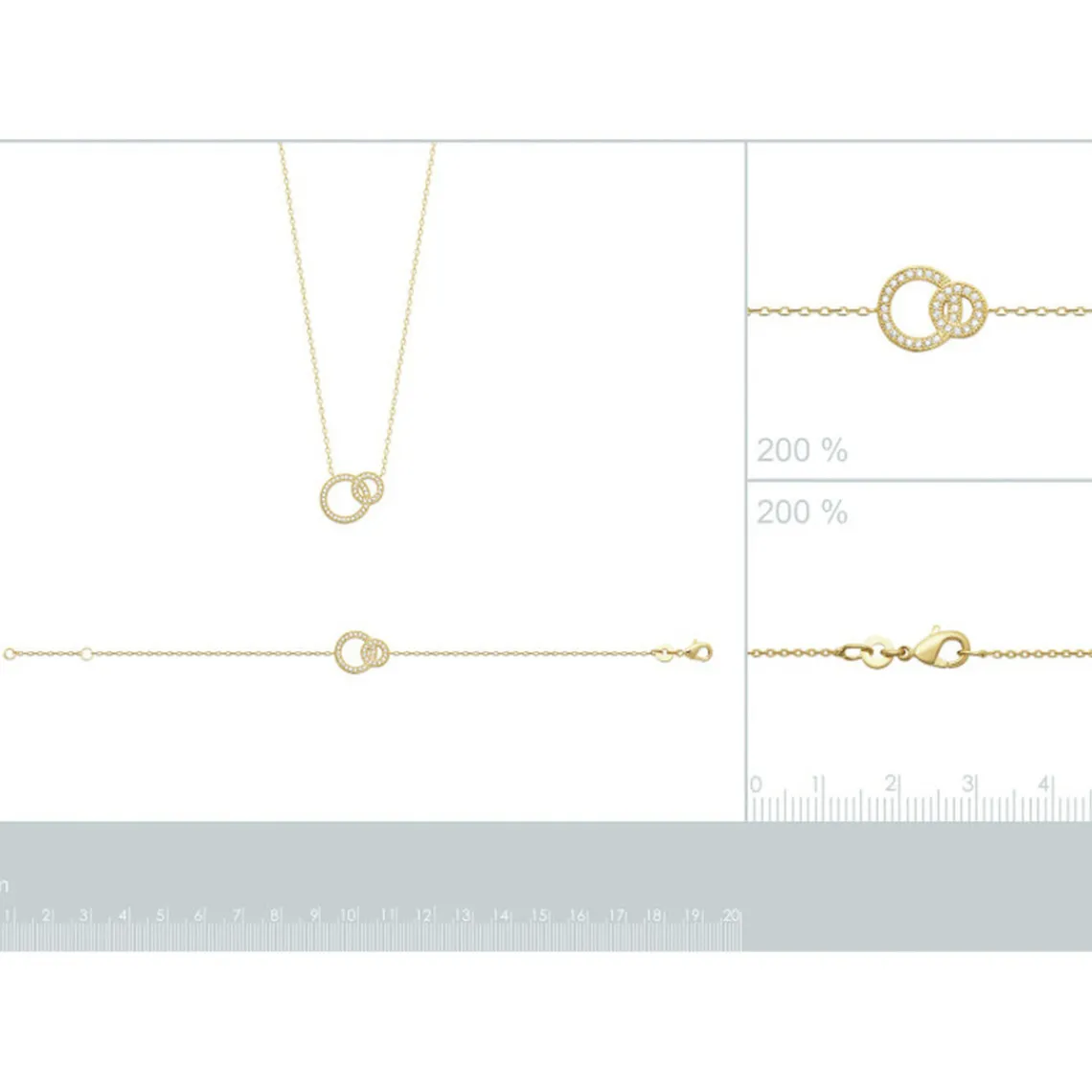 Maison de la Bijouterie Bracelet fantaisie maille forçat plaqué or UW33V3ZV | Femme Bracelet