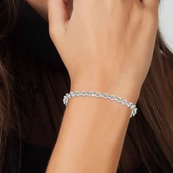 Angèle M Bijoux Bracelet Femme Angèle M - B2379-ARGENT Acier Argent | Femme Bracelet