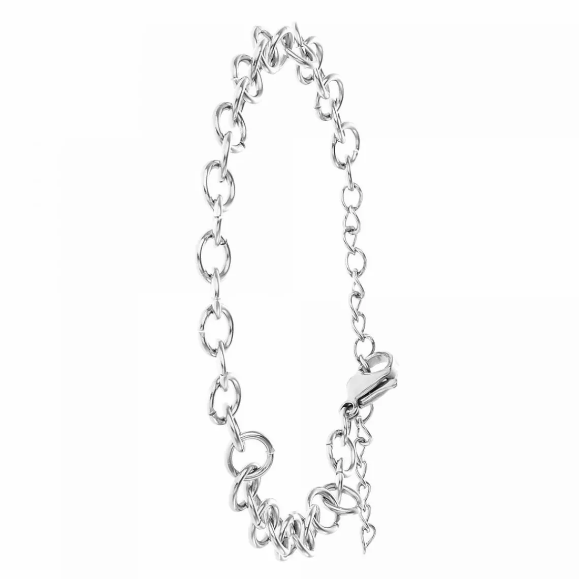 Angèle M Bijoux Bracelet Femme Angèle M B2375-ARGENT - Acier Argent | Femme Bracelet