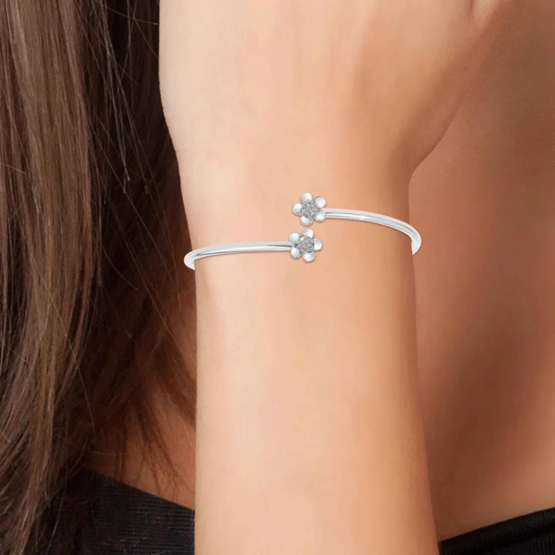 Angèle M Bijoux Bracelet Femme Angèle M - B2533-ARGENT Métal Argent | Femme Bracelet