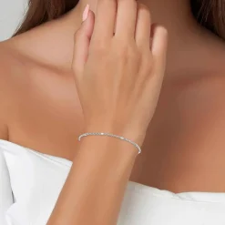 Angèle M Bijoux Bracelet Femme Angèle M B2388-ARGENT - Acier Argent | Femme Bracelet