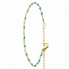 Angèle M Bijoux Bracelet Femme Angèle M B2395-BLEU - Acier Doré | Femme Bracelet