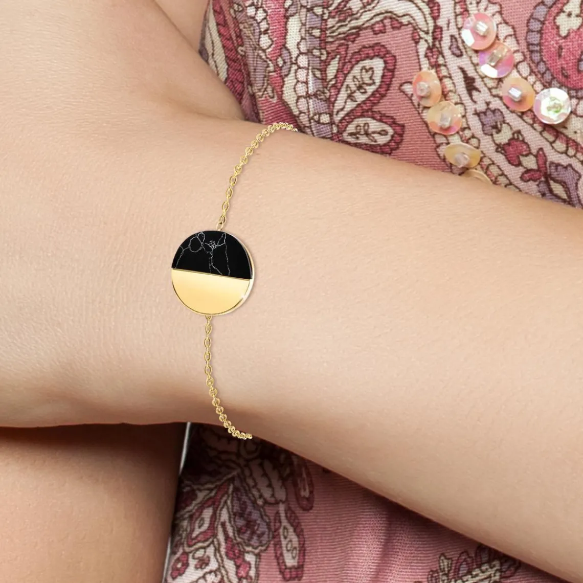 Angèle M Bijoux Bracelet Femme Angèle M B2422-DORE | Femme Bracelet