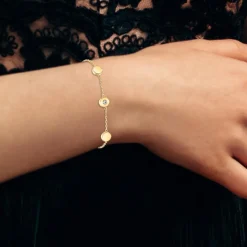 Angèle M Bijoux Bracelet Femme Angèle M B2412-DORE | Femme Bracelet