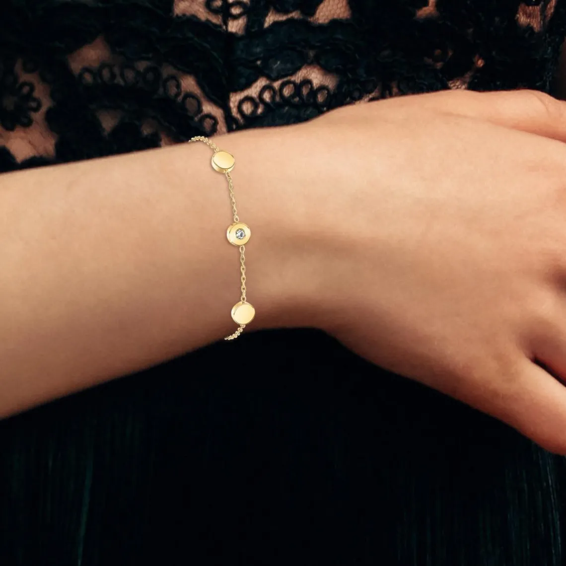 Angèle M Bijoux Bracelet Femme Angèle M B2412-DORE | Femme Bracelet