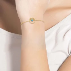 Angèle M Bijoux Bracelet Femme Angèle M B2418-DORE - Acier Doré | Femme Bracelet