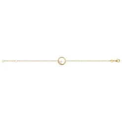 Maison de la Bijouterie Bracelet femme anneau oz plaqué or UW404WZV | Femme Bracelet