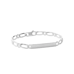 Maison de la Bijouterie Bracelet femme argent chainage figaro 1-1 5mm 56Z005ZV | Femme Bracelet