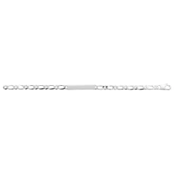 Maison de la Bijouterie Bracelet femme argent chainage figaro 1-1 5mm 56Z005ZV | Femme Bracelet