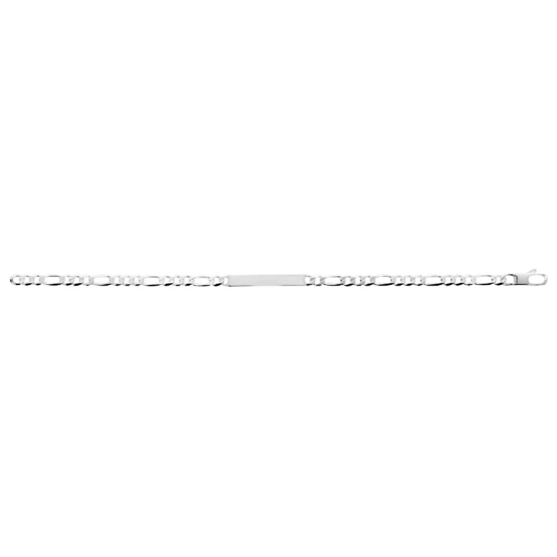 Maison de la Bijouterie Bracelet femme argent chainage figaro 1-3 4mm 563004ZV | Femme Bracelet