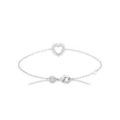 Maison de la Bijouterie Bracelet femme argent cœur fantaisie VW3U63ZV | Femme Bracelet